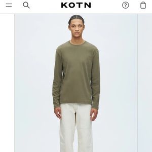Kotn men’s long sleeve crew